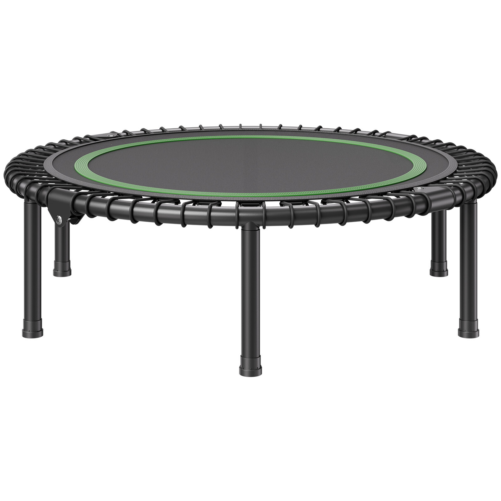 40" Foldable Mini Fitness Trampoline Adults Indoor Exercise Rebounder