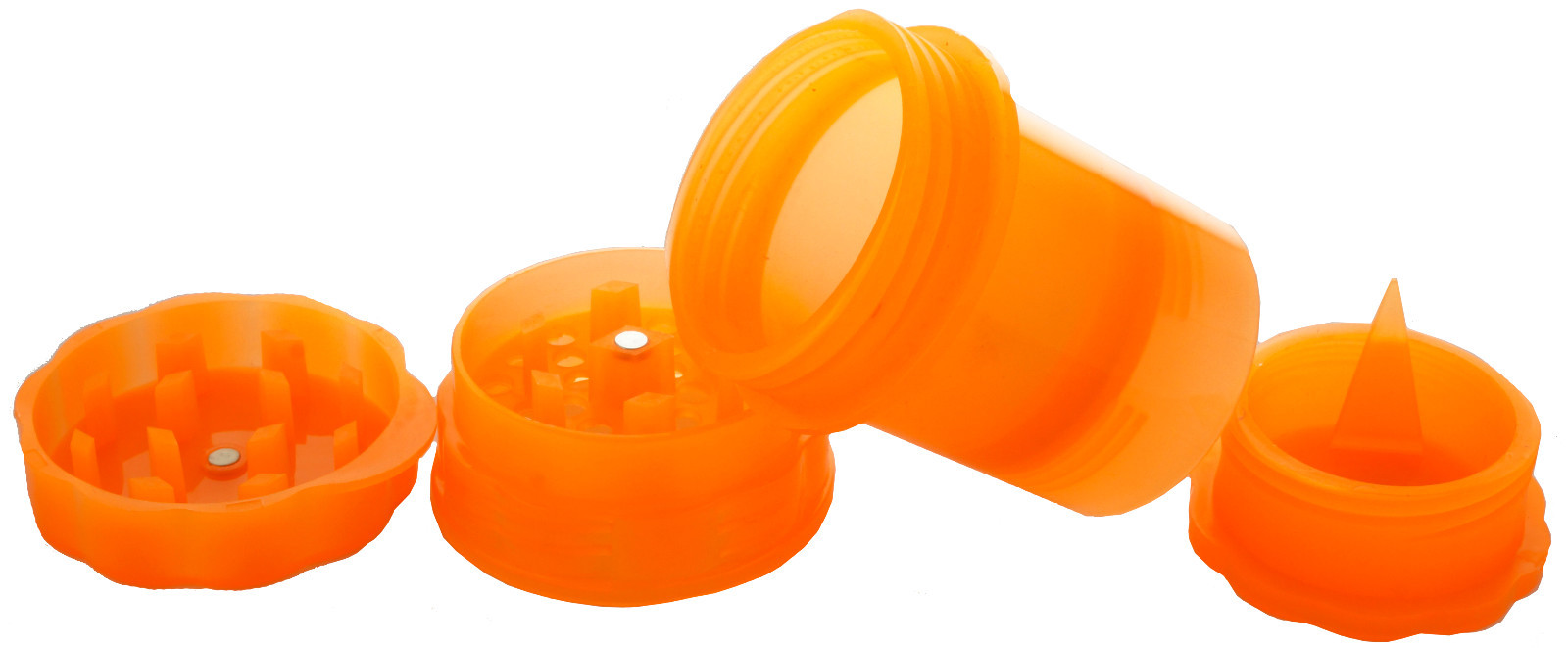 2 PACK GRINDER herb saver container medtainer Candy Color*HIGH QUALITY