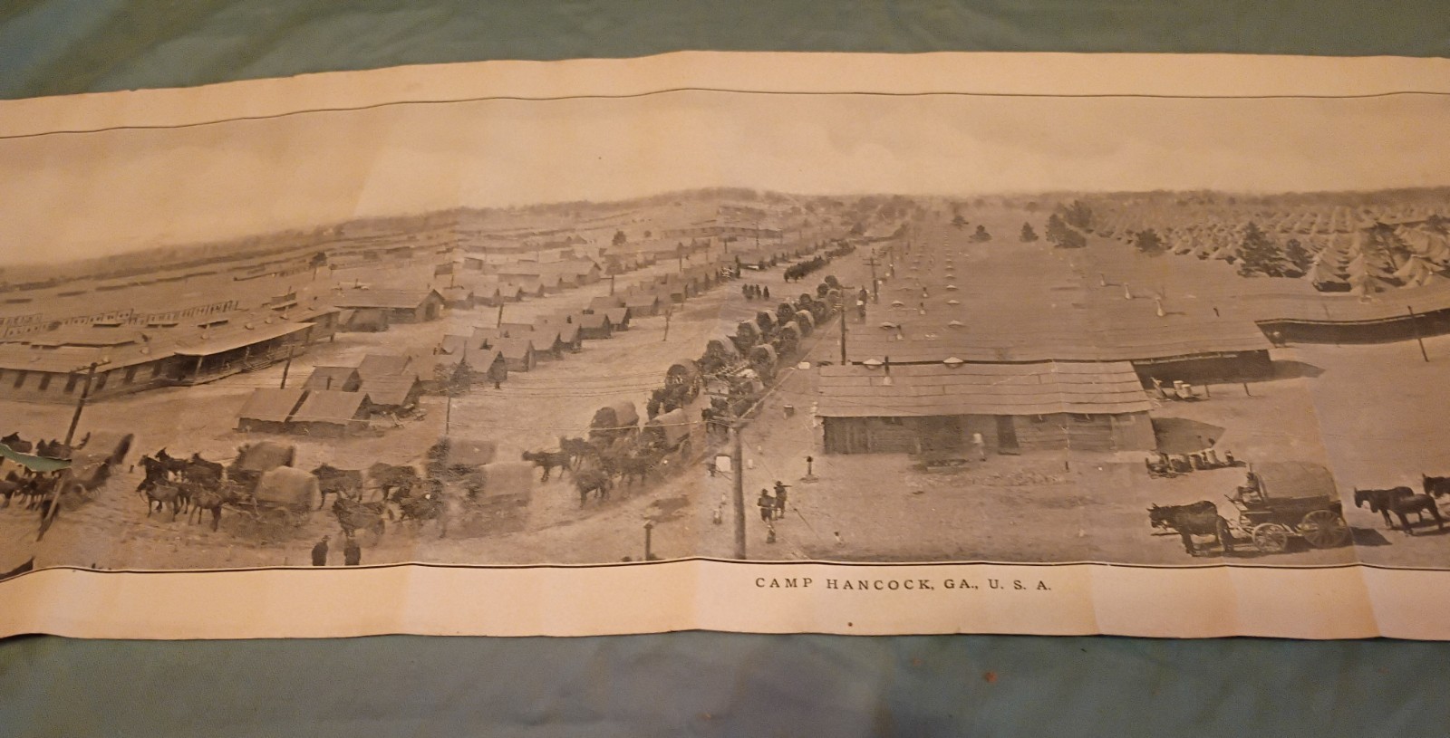 1918 Camp Hancock GA Photo PA National Guard 28th Infantry Div Mobilization Camp