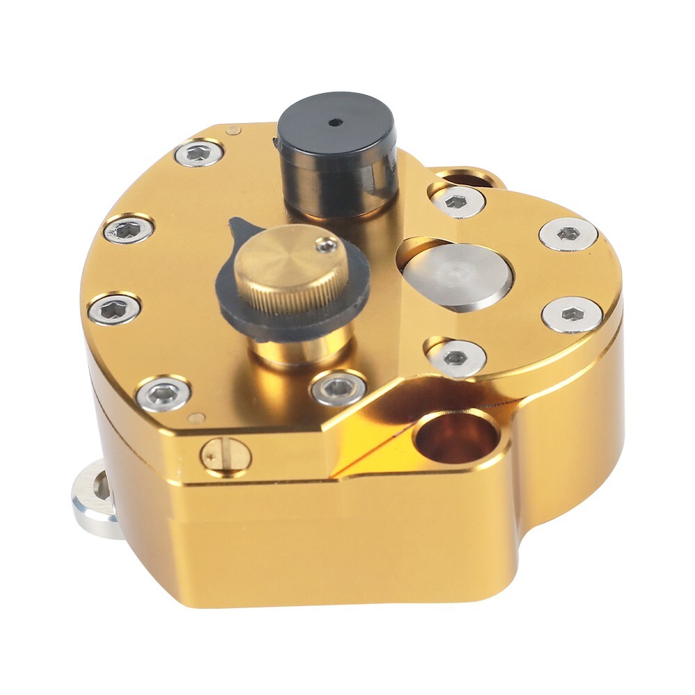 CNC Steering Damper Stabilizer Universal Reversed Safety Control Adjustable Gold
