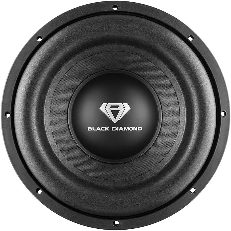 Black Diamond 12" Subwoofer Dual 2+2 Ohm 600 Watts RMS DIA-R12D2