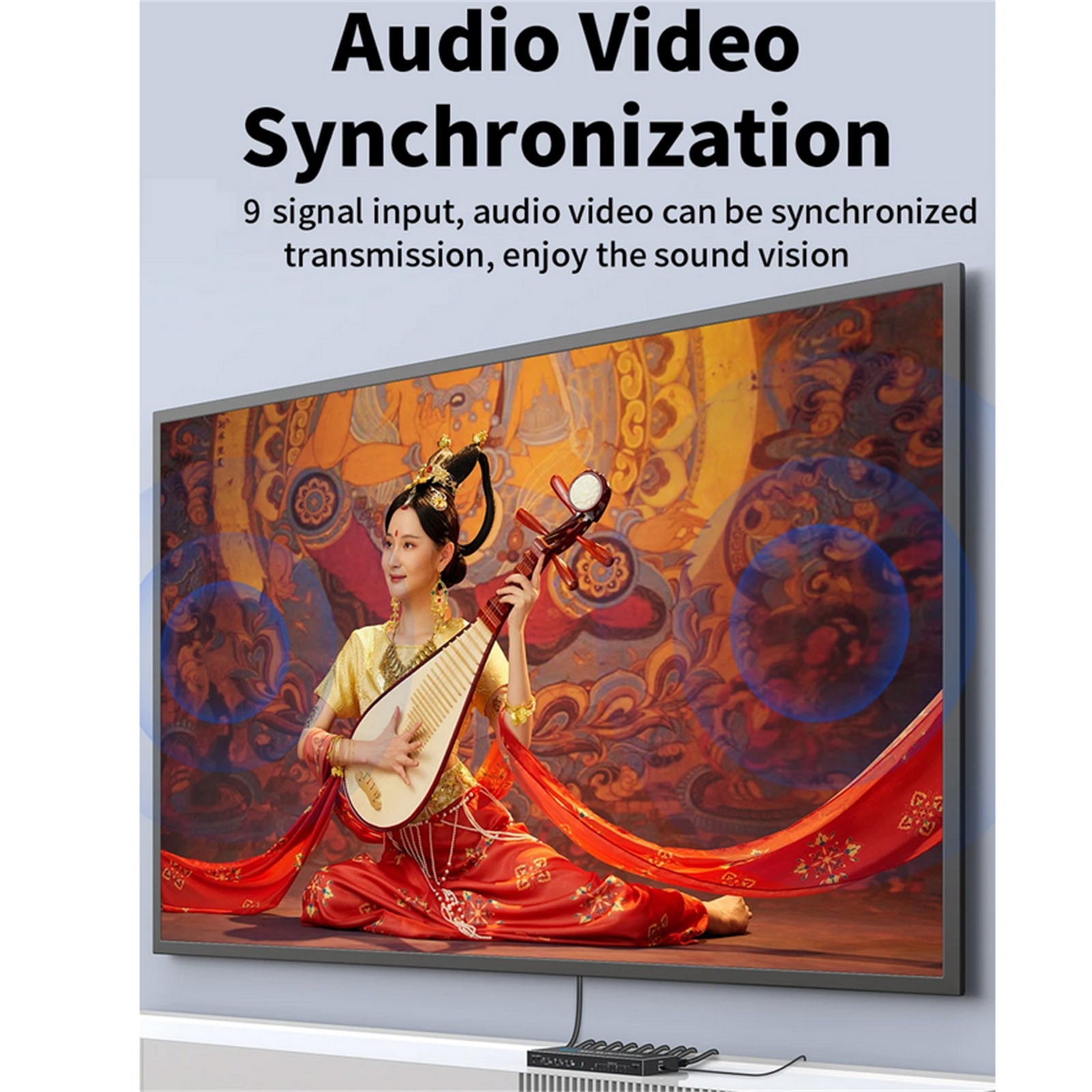 HDMI 9x1 Multiviewer 4K 30hz 9 In 1 Out 1080P Screen Multi-Viewer Switch Box