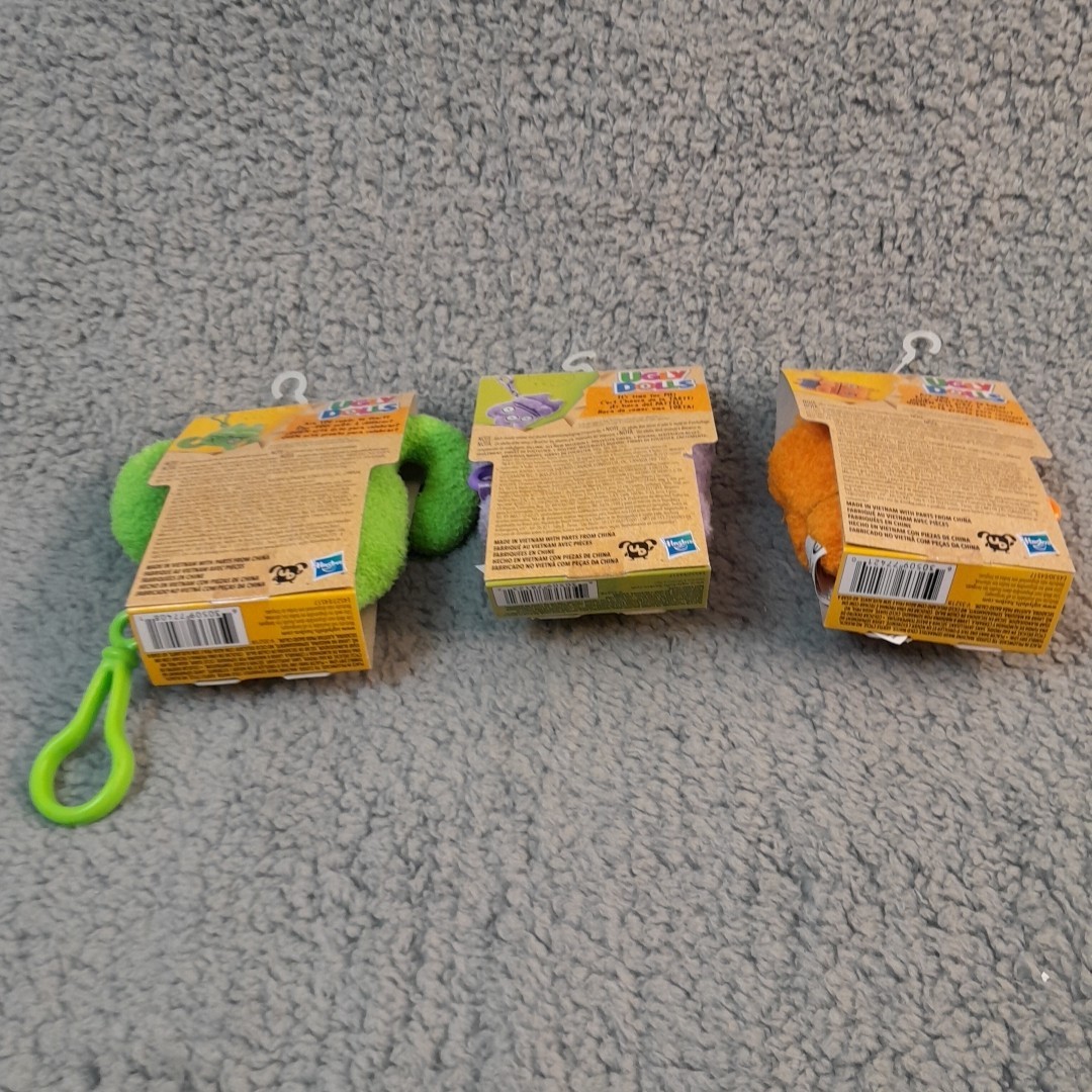 Ugly Dolls Keychain Lot Of 4