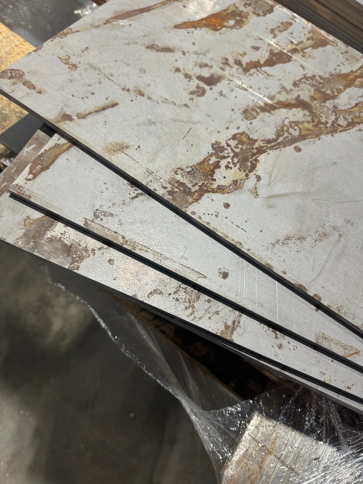 Rusty - 3/16" x 12" x 24" Steel Plate, 1 piece A36 Steel, 0.1875" Thick