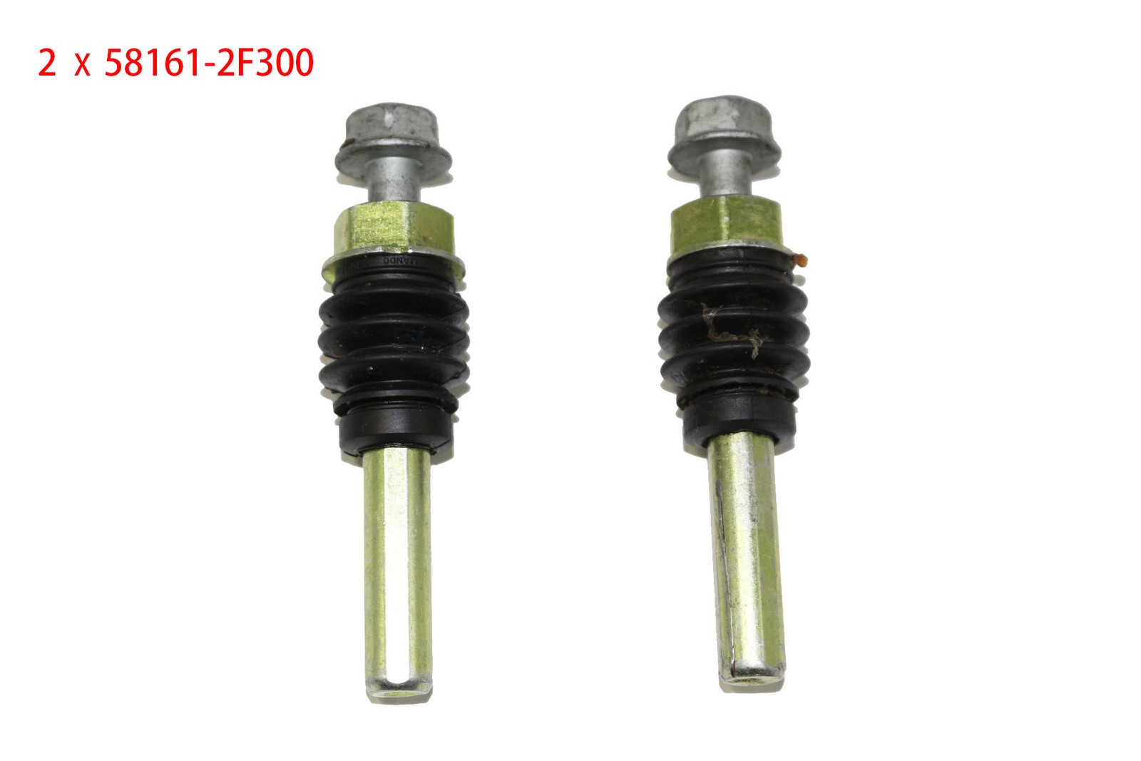 2Pcs Front Wheel Brake Guide Rod Assembly for Various Hyundai Kia 581612F300 (A)