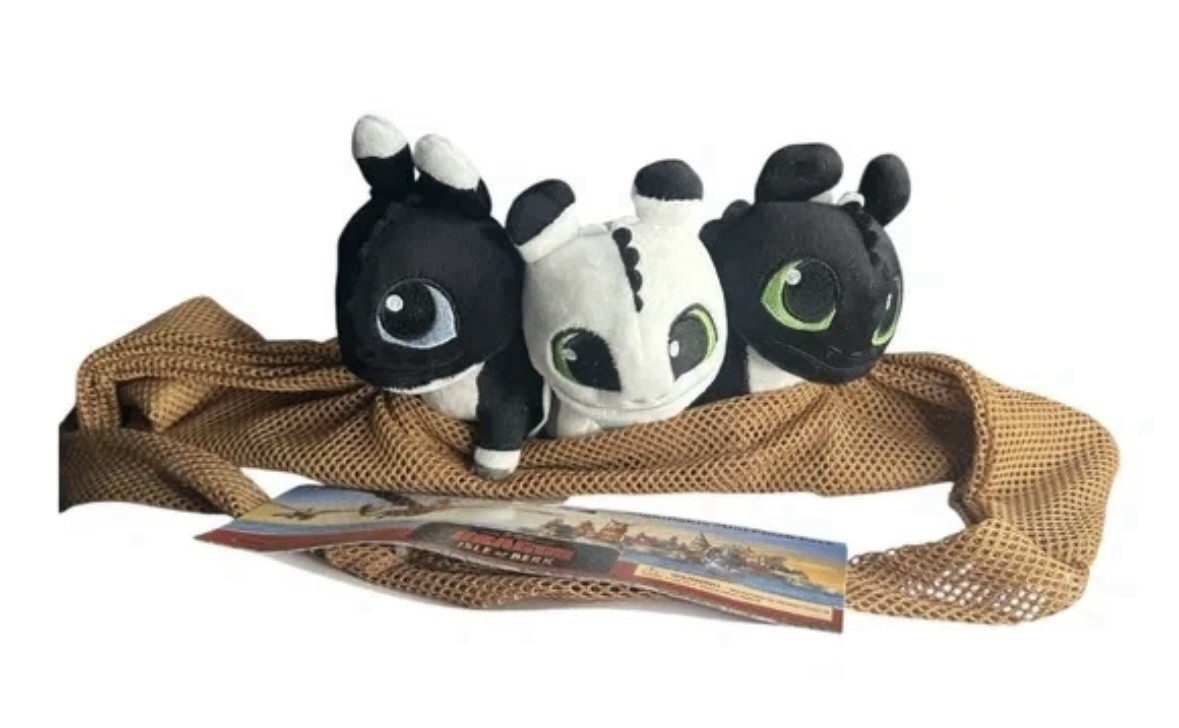 Universal Epic How to Train Your Dragon Nightlights Mini Plush 3 Sling Toothless