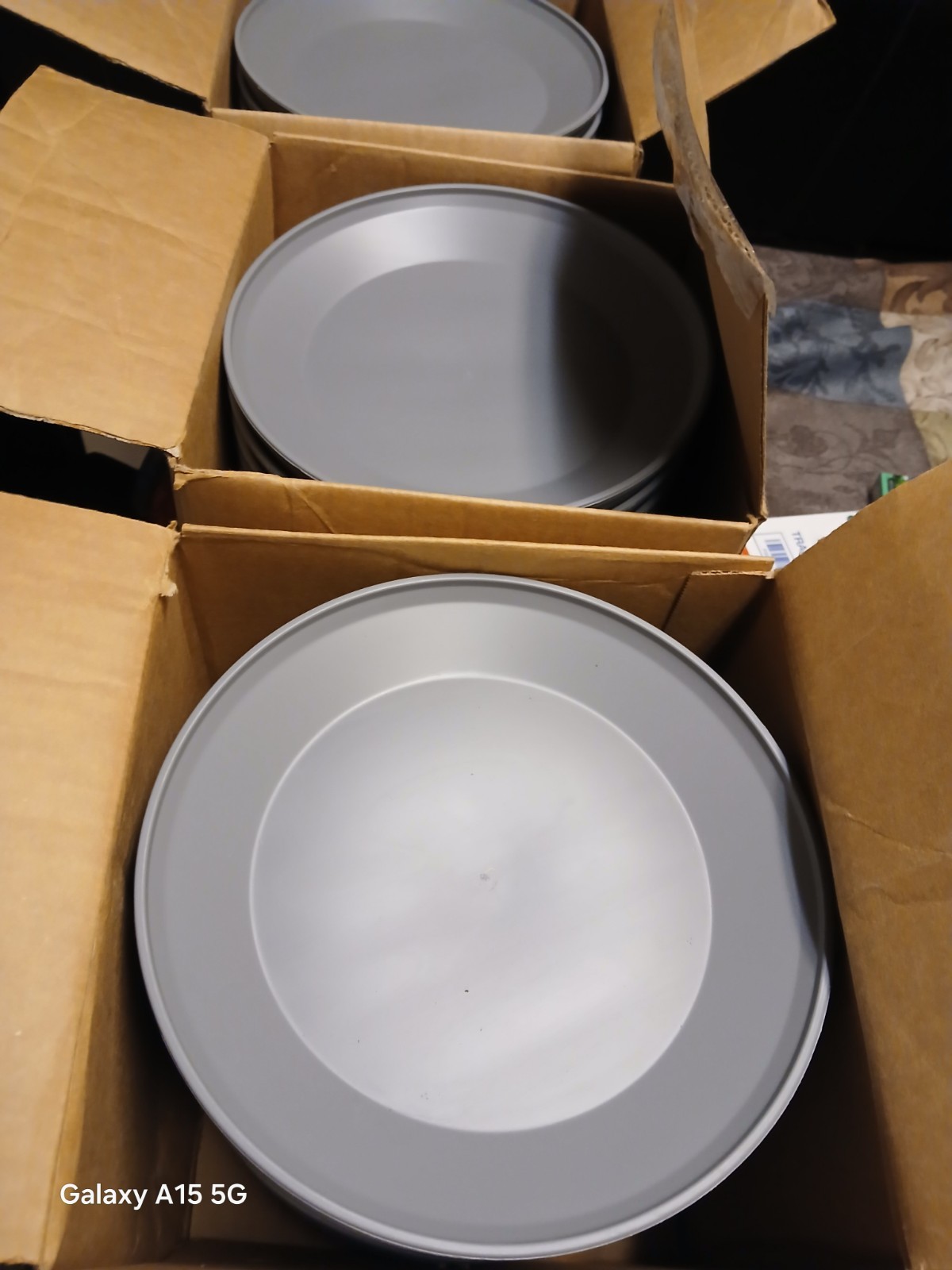 Dinex Insulated Base, Cool, 9 in. dia., Gray, PK12 BOX OF 12