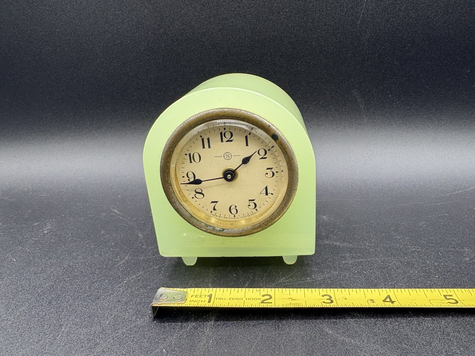 Uranium Glass Clock