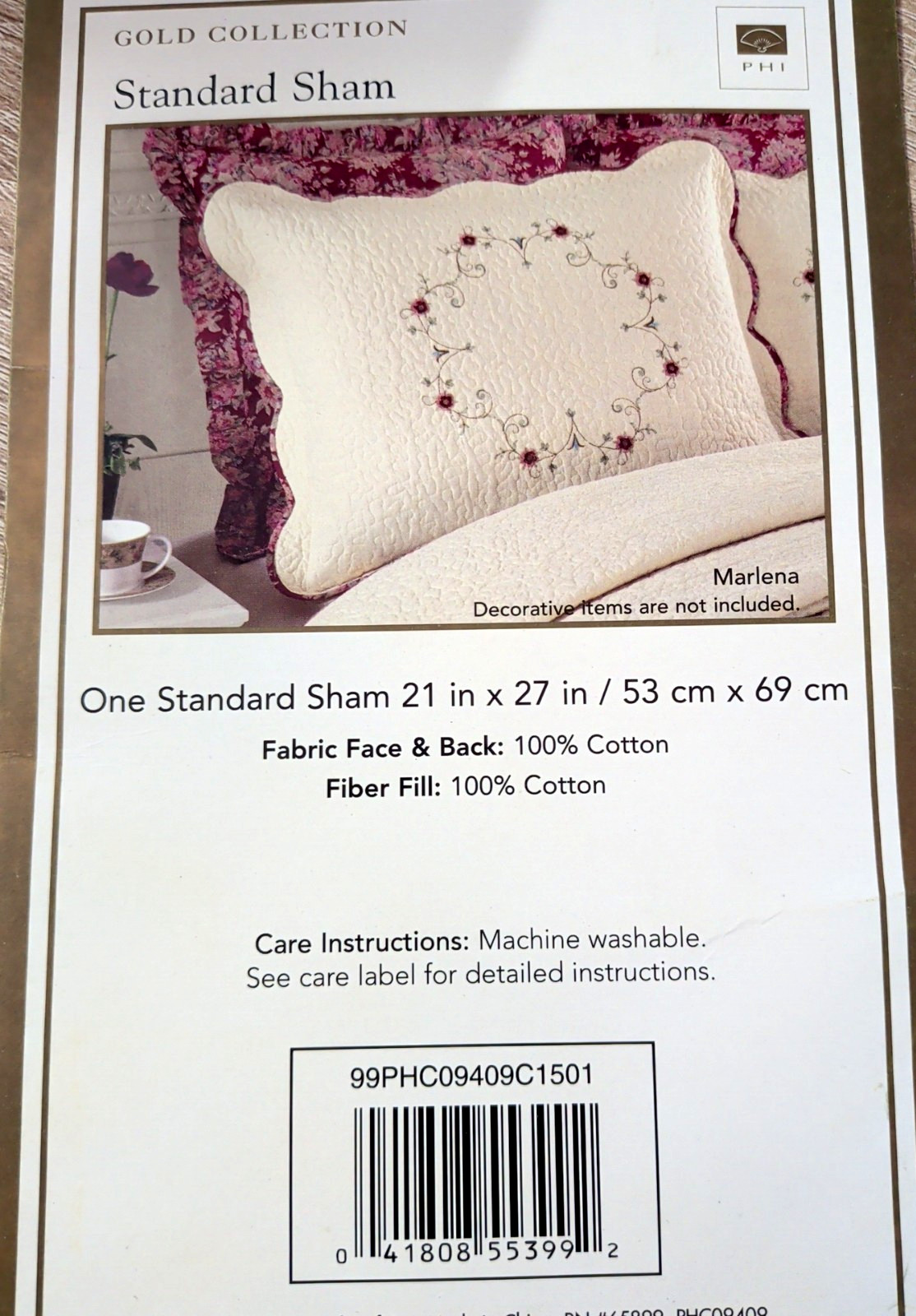 Gold Collection Marlena Floral 100% Cotton 6-Piece Quilt Set Bedspread Coverlet