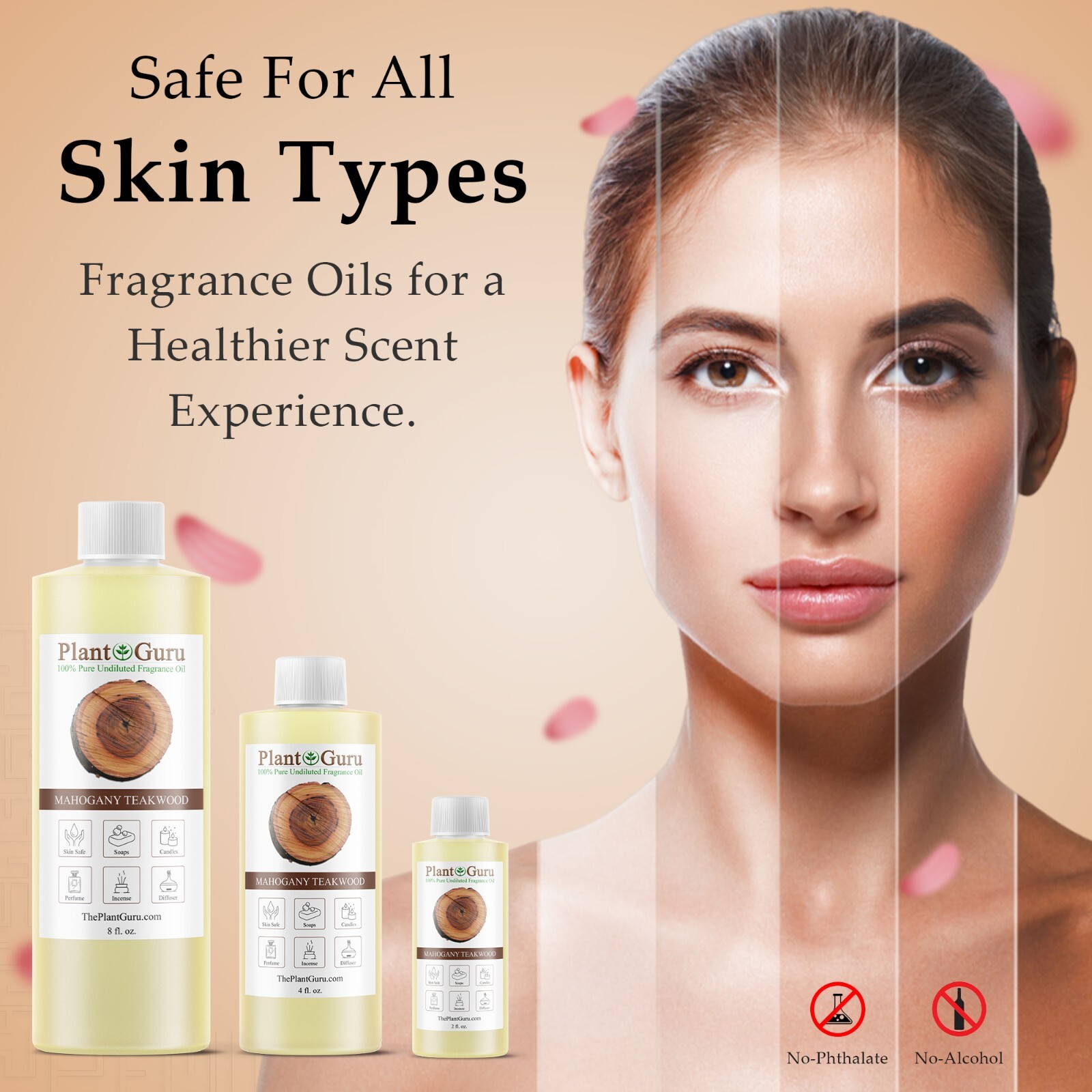 Mahogany Teakwood Fragrance Oil For Candle, Soap Making, Diffuser and Burners