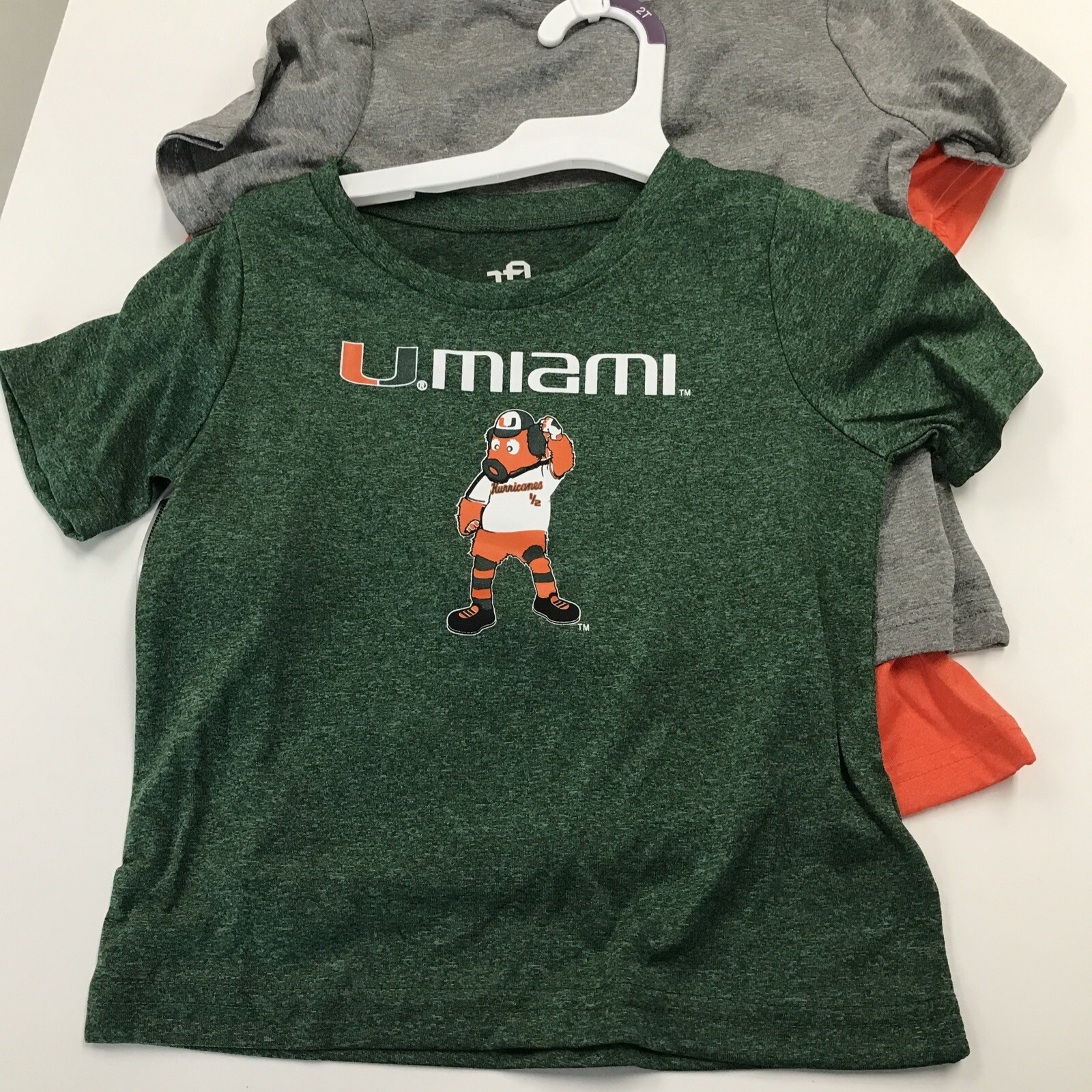 University of Miami 2t T-shirt 3 Piece Set