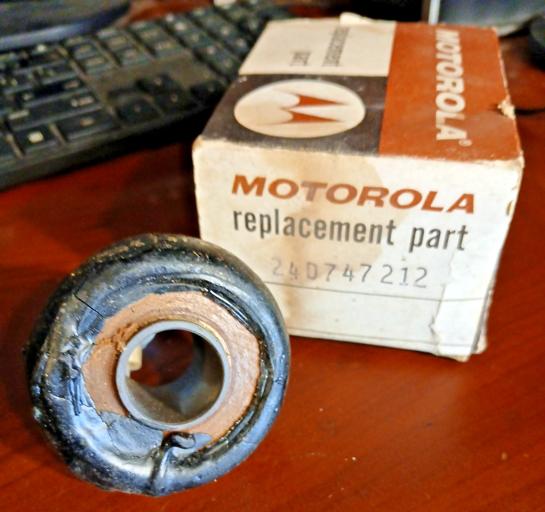 Vintage Motorola Flyback Transformer Voltage Output #24D747212 Replacement Part