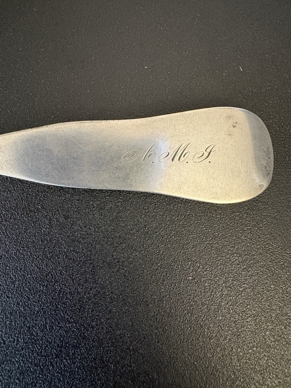 Lowell & Senter Coin Silver teaspoon Portland Maine