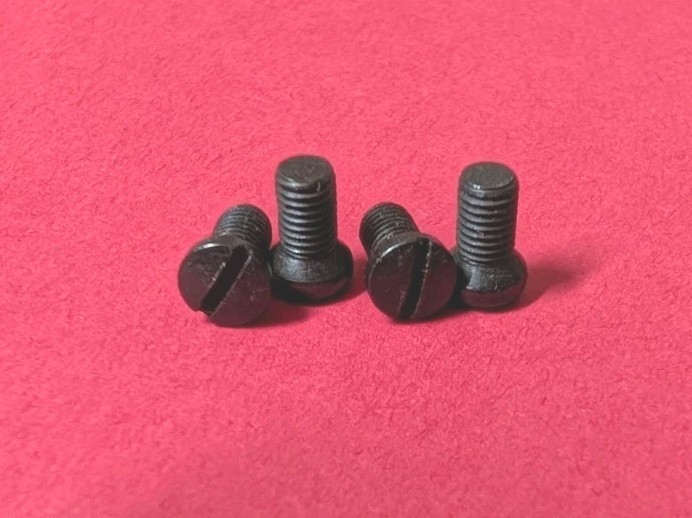 Scope Screws Blued Slotted New Weaver Style Oval Head 6-48 X 1/4"-4ea. #93101-60