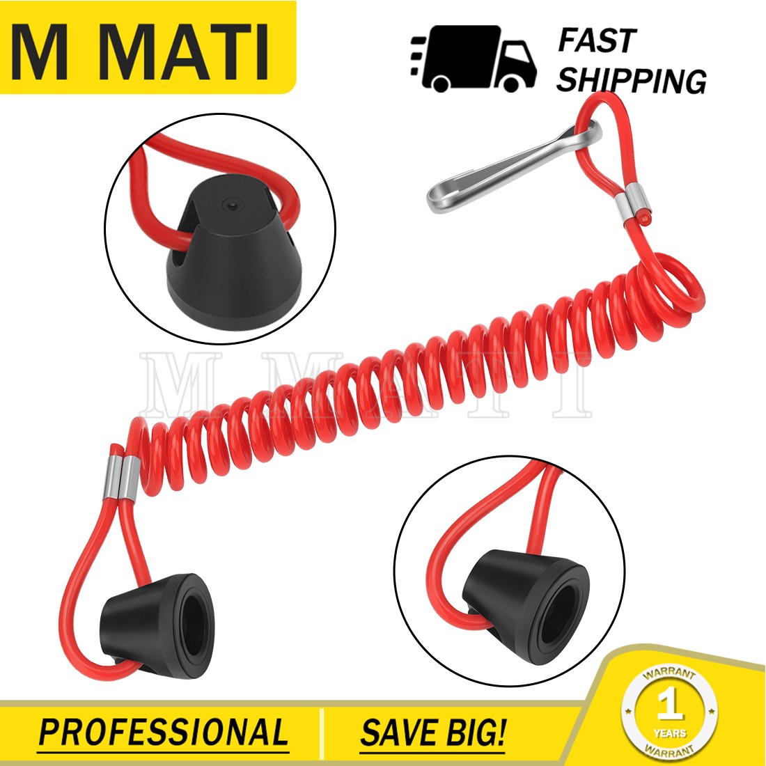 Snowmobile Tether Switch, 2874379 For Polaris 550/600/800 Axys & Pro-Ride