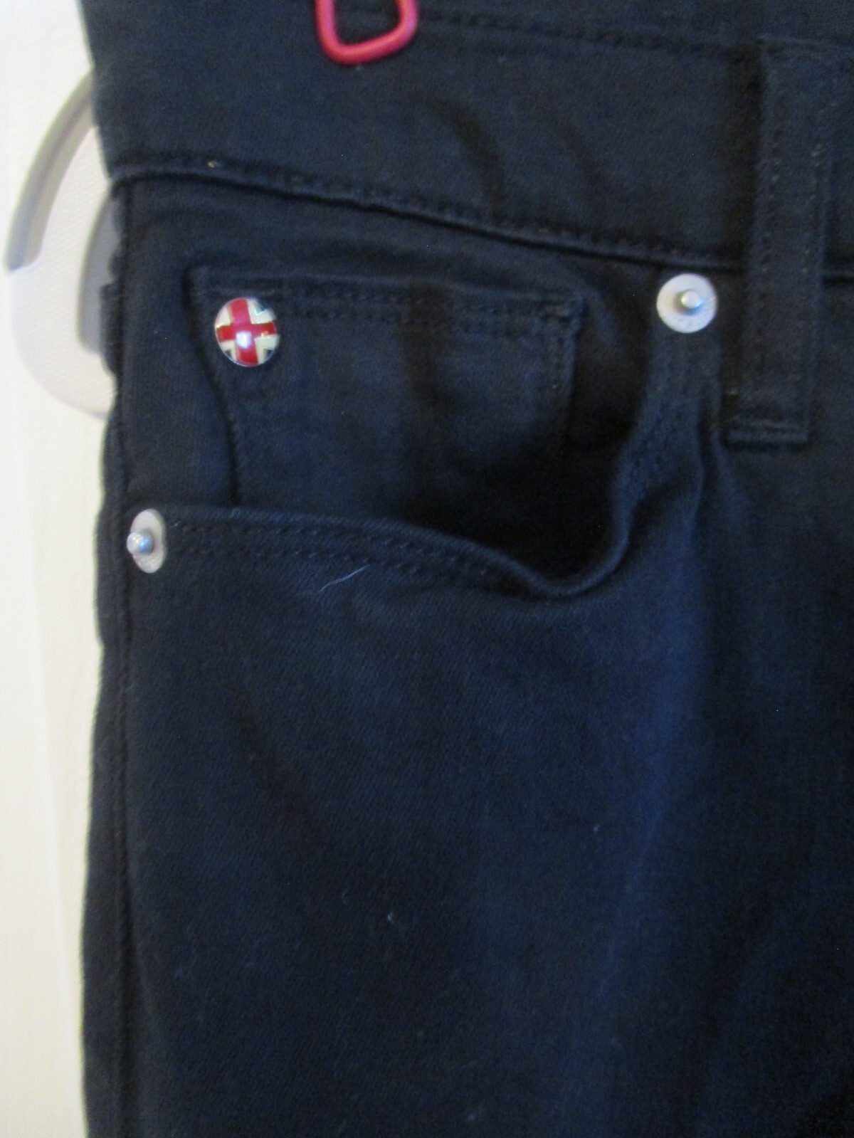 HUDSON Womens Krista Super Skinny Ankle Jeans Black Size 28 Mid Rise NWOT