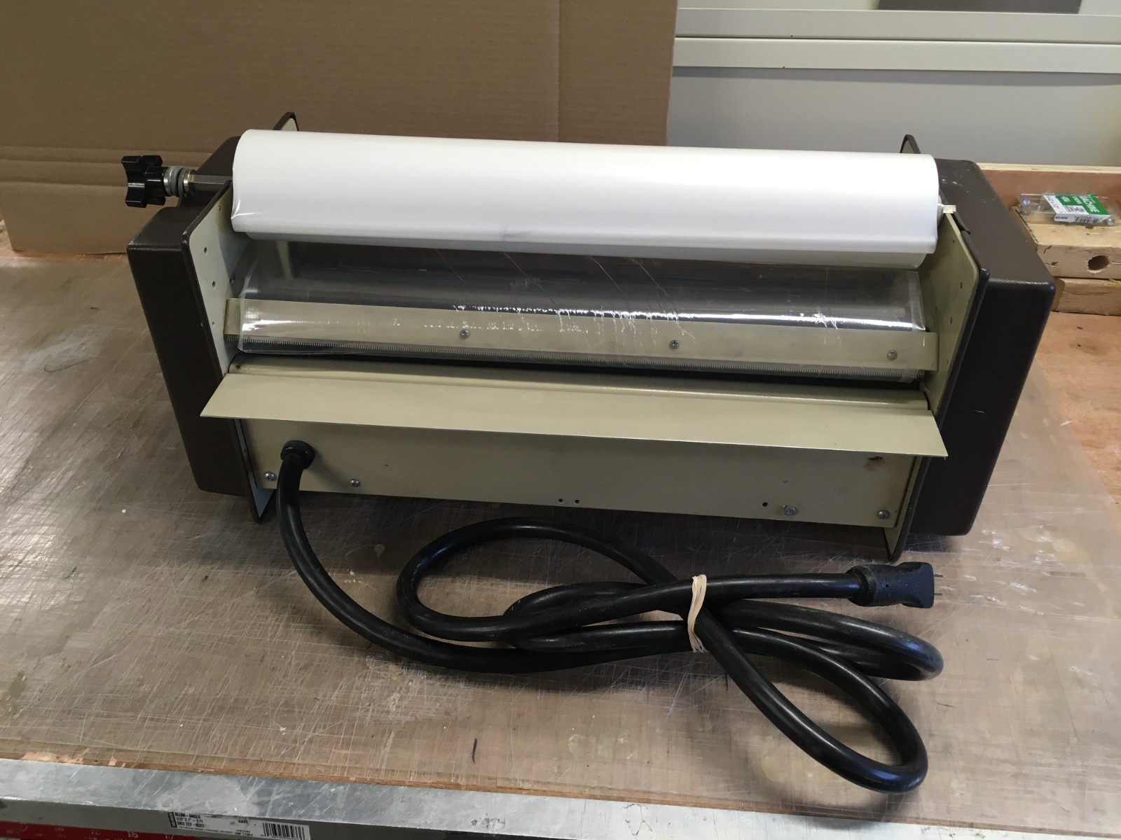 **LEDCO PREMERE 1 18-INCH COMMERICAL LAMINATOR & 2 ROLLS HD SHOP SCHOOL
