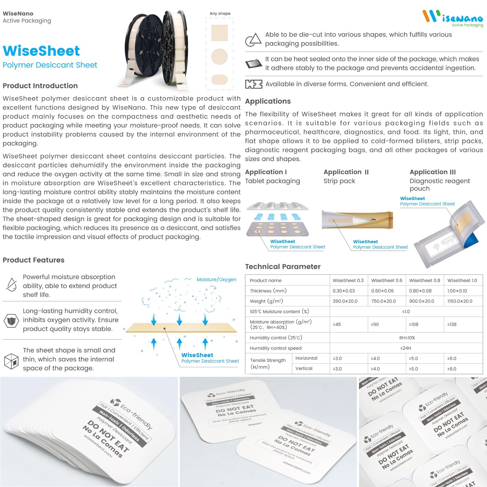 15 Pack Flat Dessicant, Desiccant Packs 5.3x5.3 Inch of Each Piece Dehumidifier