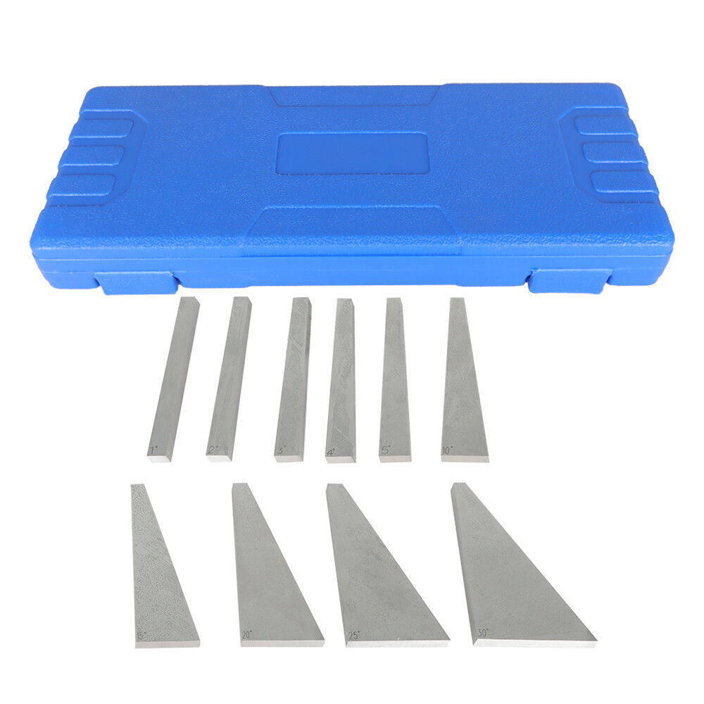 10 PCS MACHINIST GROUND ANGLE BLOCKS SET 1 - 30 DEGREE HARDENED
