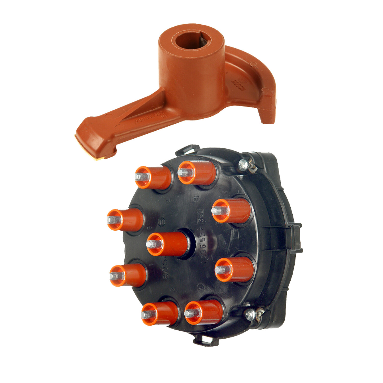 For Mercedes R107 W126 420SEL 560SEL Distributor Cap & Ignition Rotor Bosch OEM