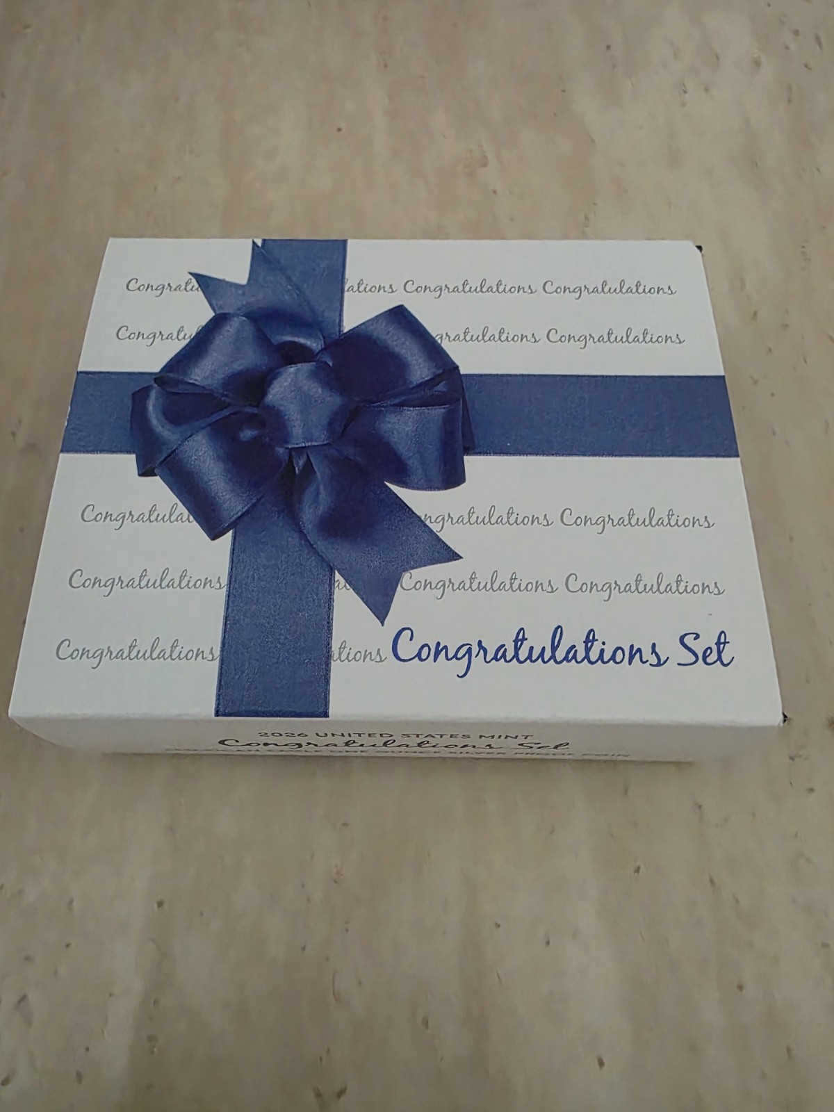 2026 P Silver Eagle Proof 1 oz Congratulations Set Box COA $1 Empty Box No Coin