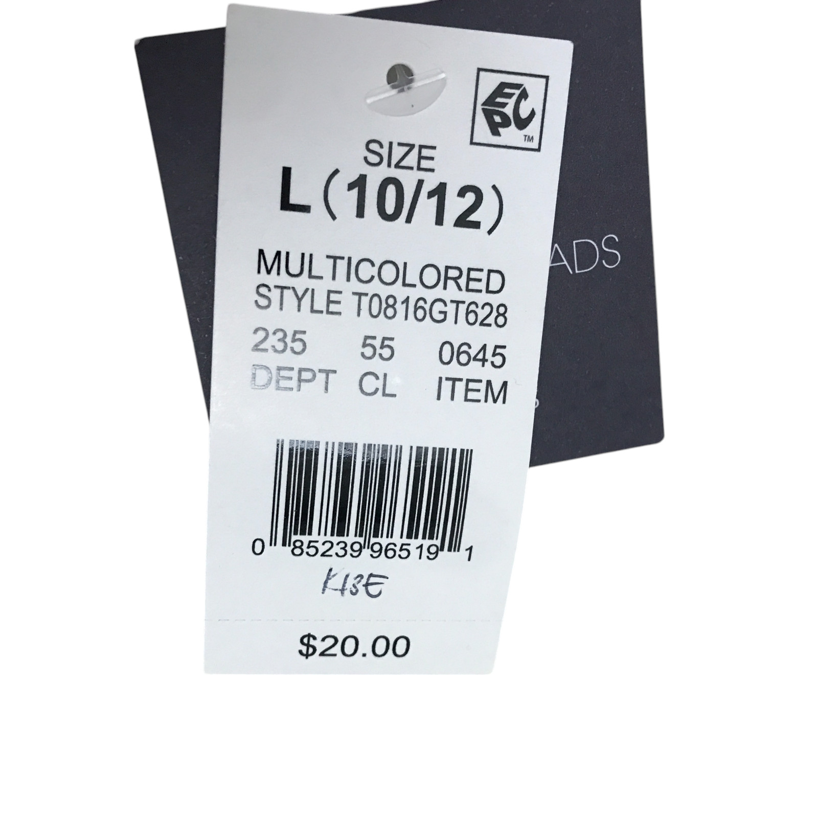 Grayson Threads Kids Girls Size L 10-12 T-Shirt & Shorts Set Tie Dye Purple/Aqua