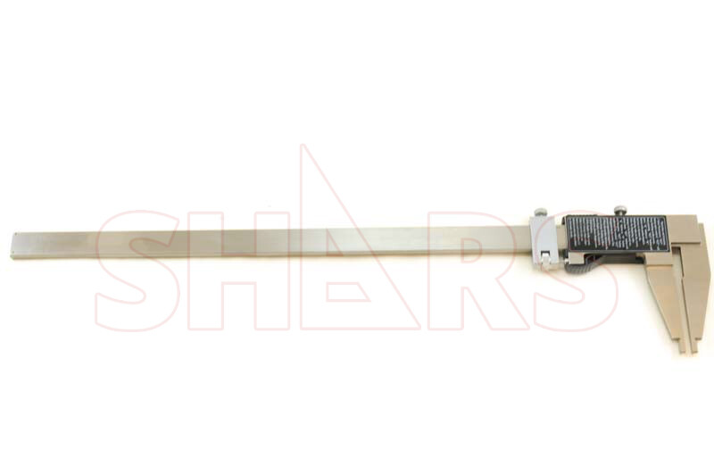18" 450mm INCH METRIC STAINLESS DIGITAL CALIPER .0005" NEW R]