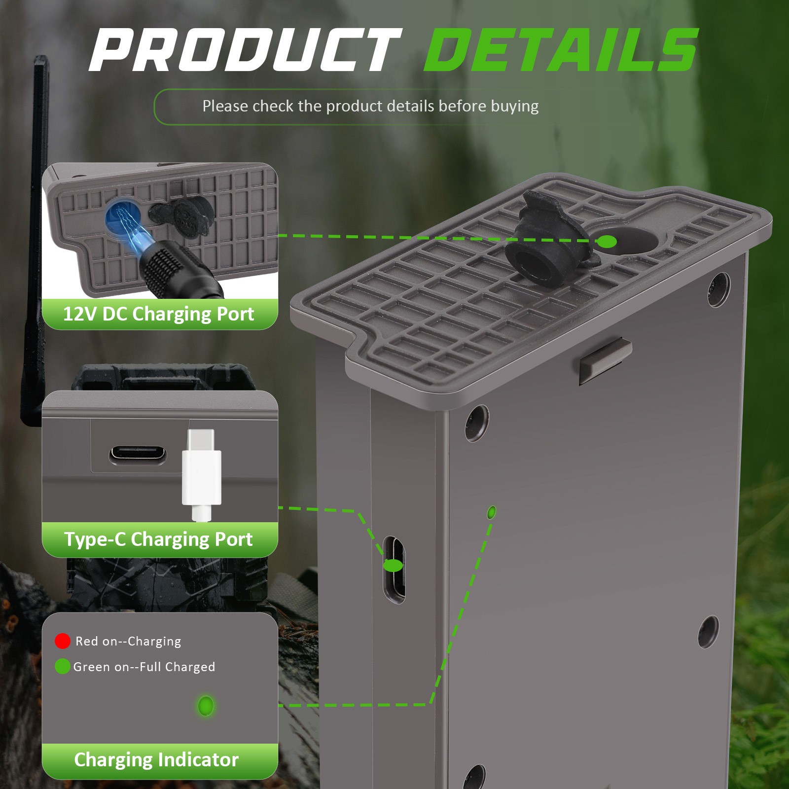 2PCS Rechargeable Battery for Reveal Hunting Trail Camera X Gen 3.0,2.0,Pro 3.0