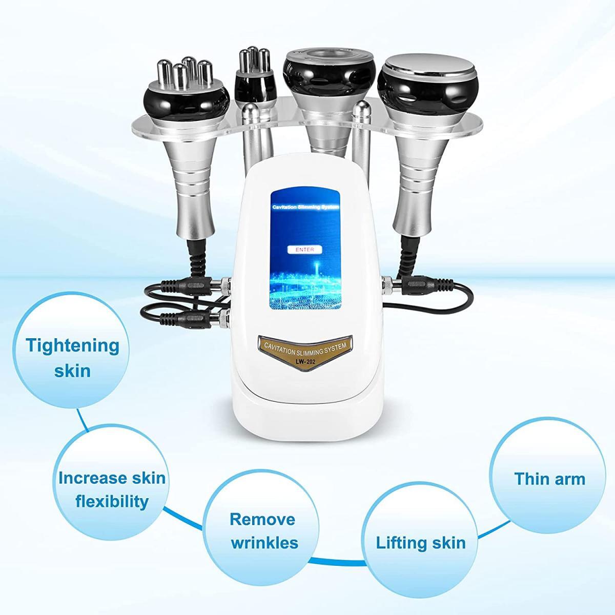 4in1 40K Radio Frequency Cavitation Machine Body Shaping Skin Lifting Massage