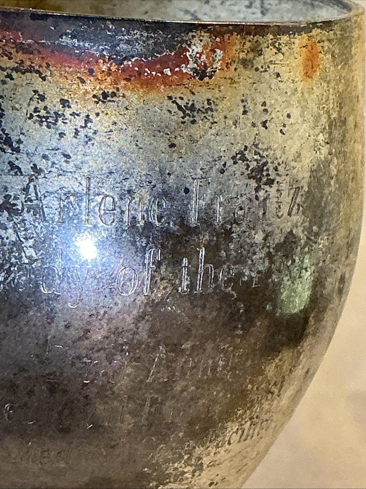 Vintage Godinger Phoenix Bird Goblet Arlene Frantz Lady Of The Fair INV-JDJ75