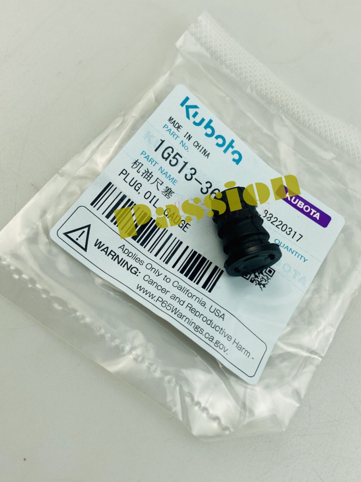 1Pcs 1G513-36550 1G51336550 For Engine block oil dipstick plug