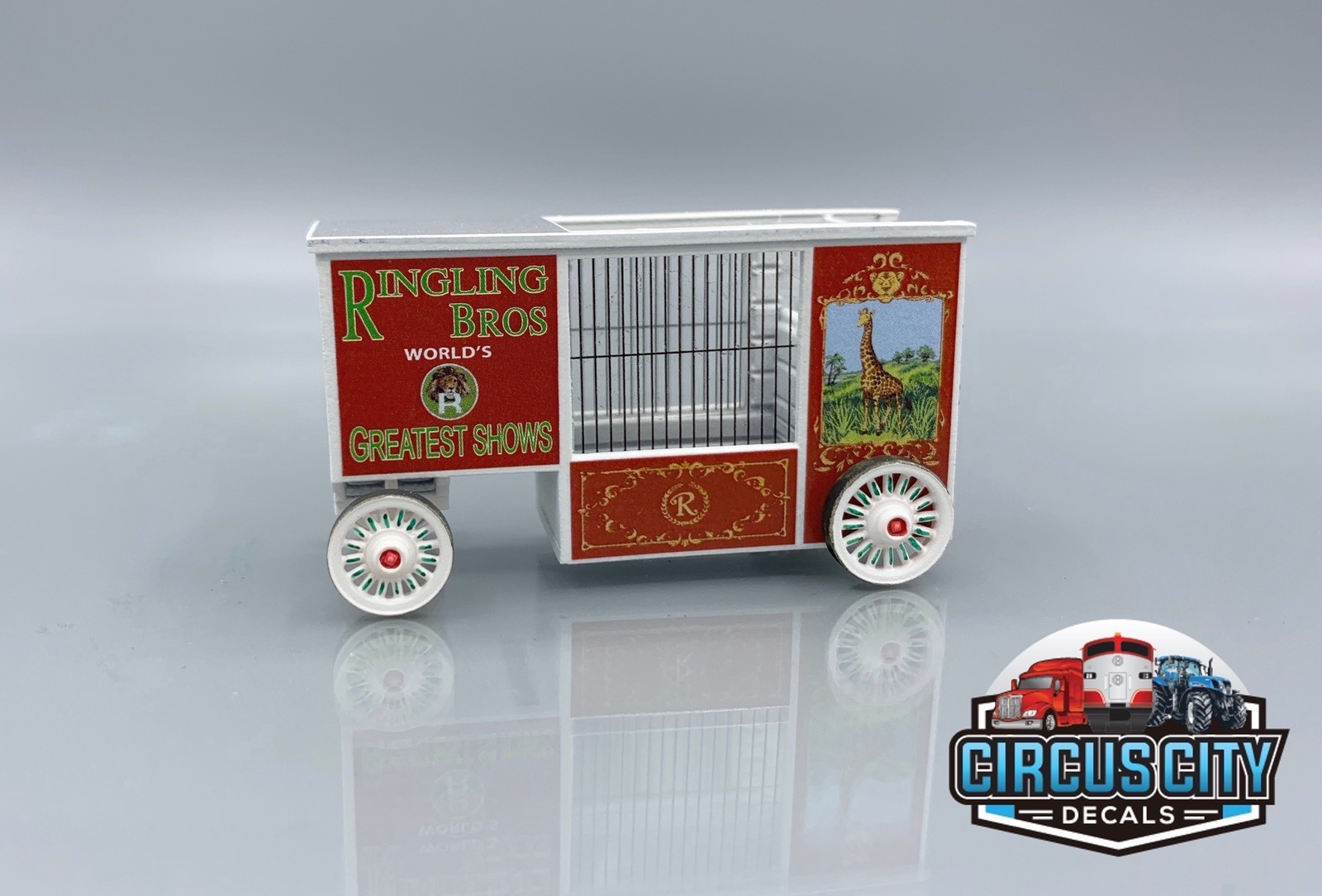 Ringling Brothers Barnum Bailey Circus #39 Giraffe Wagon Kit HO Scale