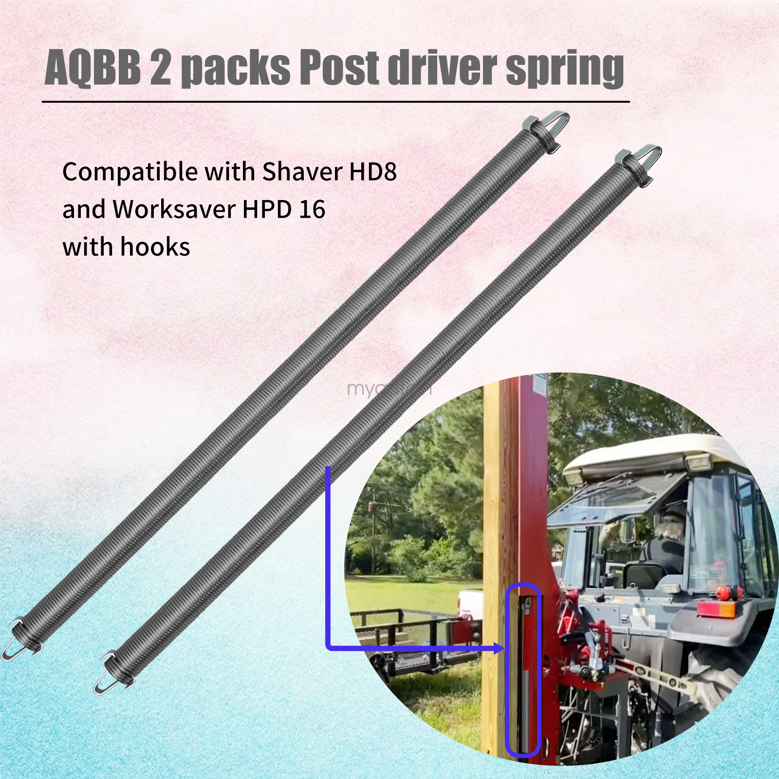 2x Post Driver Spring for Shaver HD8 & Work Saver HPD 16