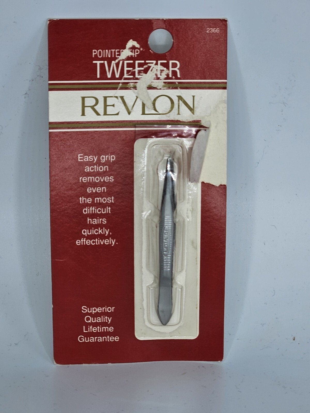 Revlon Pointed Tip Tweezer 2366 Cards are Imperfect