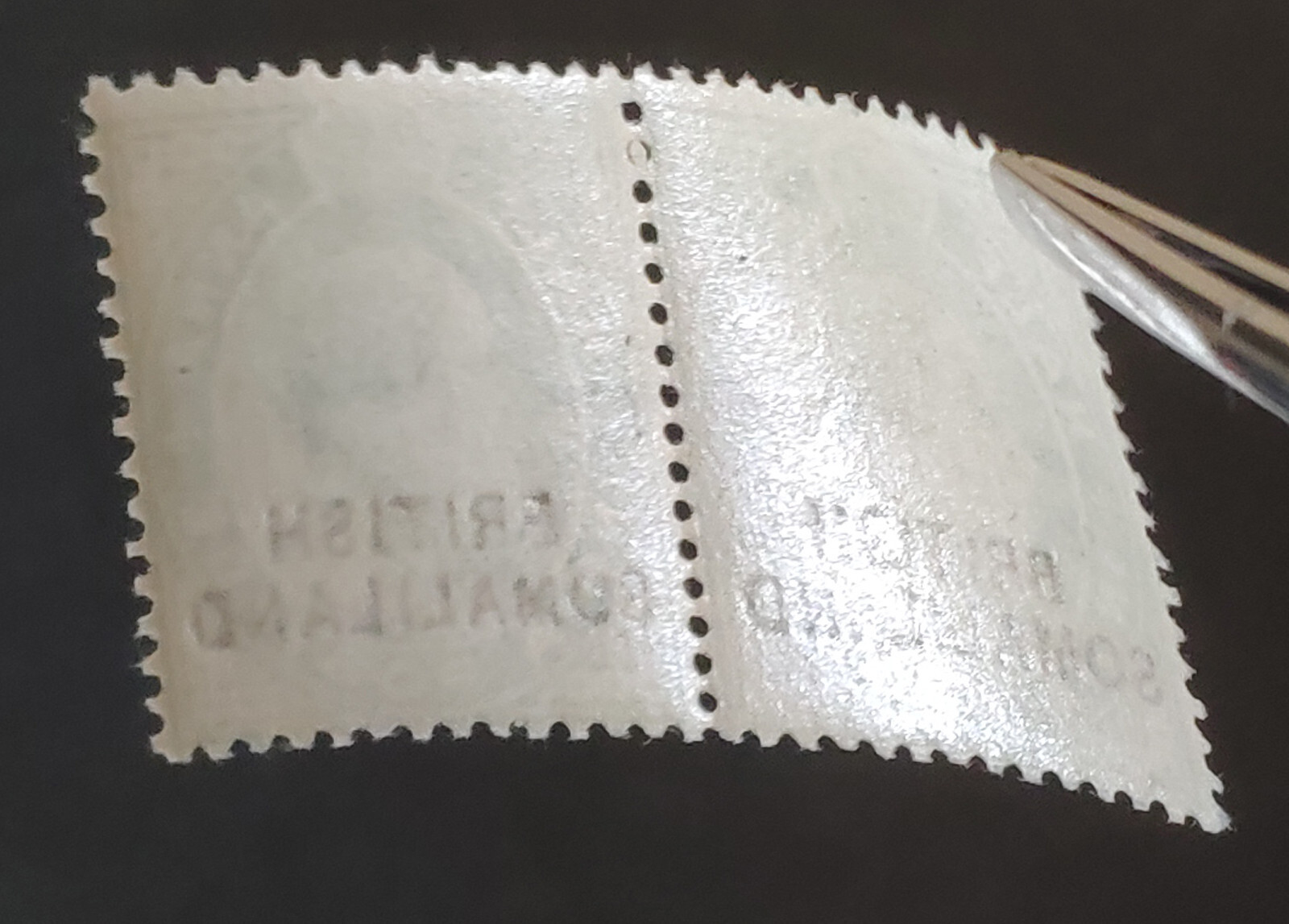 BRITISH SOMALILAND 1903. ED 7th. ERROR! ½a with "SUMALILAND" ovpt in pair. MUH.