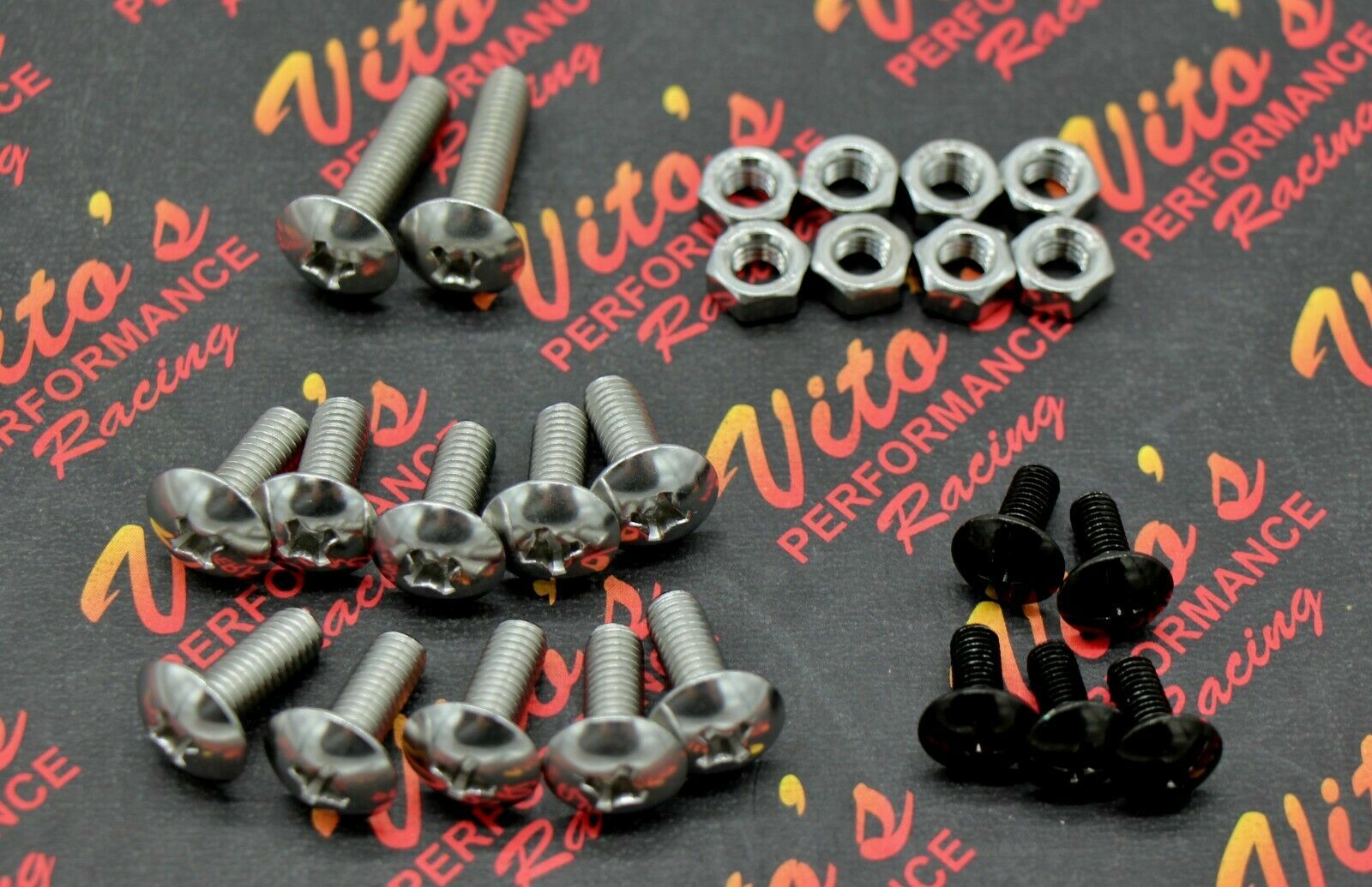 25 Piece Vito's Yamaha Banshee Fender Bolt Screw Nut Mount Kit Plastics Hardware