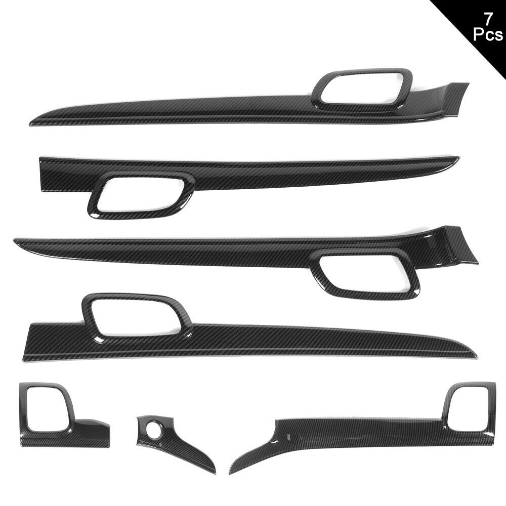 Dash Panel & Door Handle Cover Kit Interior Trim for 2014-20 Jeep Grand Cherokee