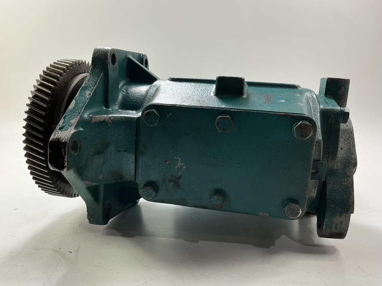 CORE Haldex 5004187X TF750 Air Brake Compressor - Detroit Diesel 60 Series 0°