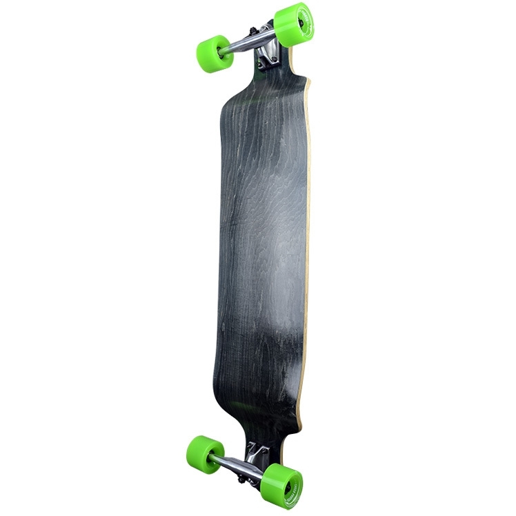 Yocaher Drop Down Blank Longboard Complete - Stained Green