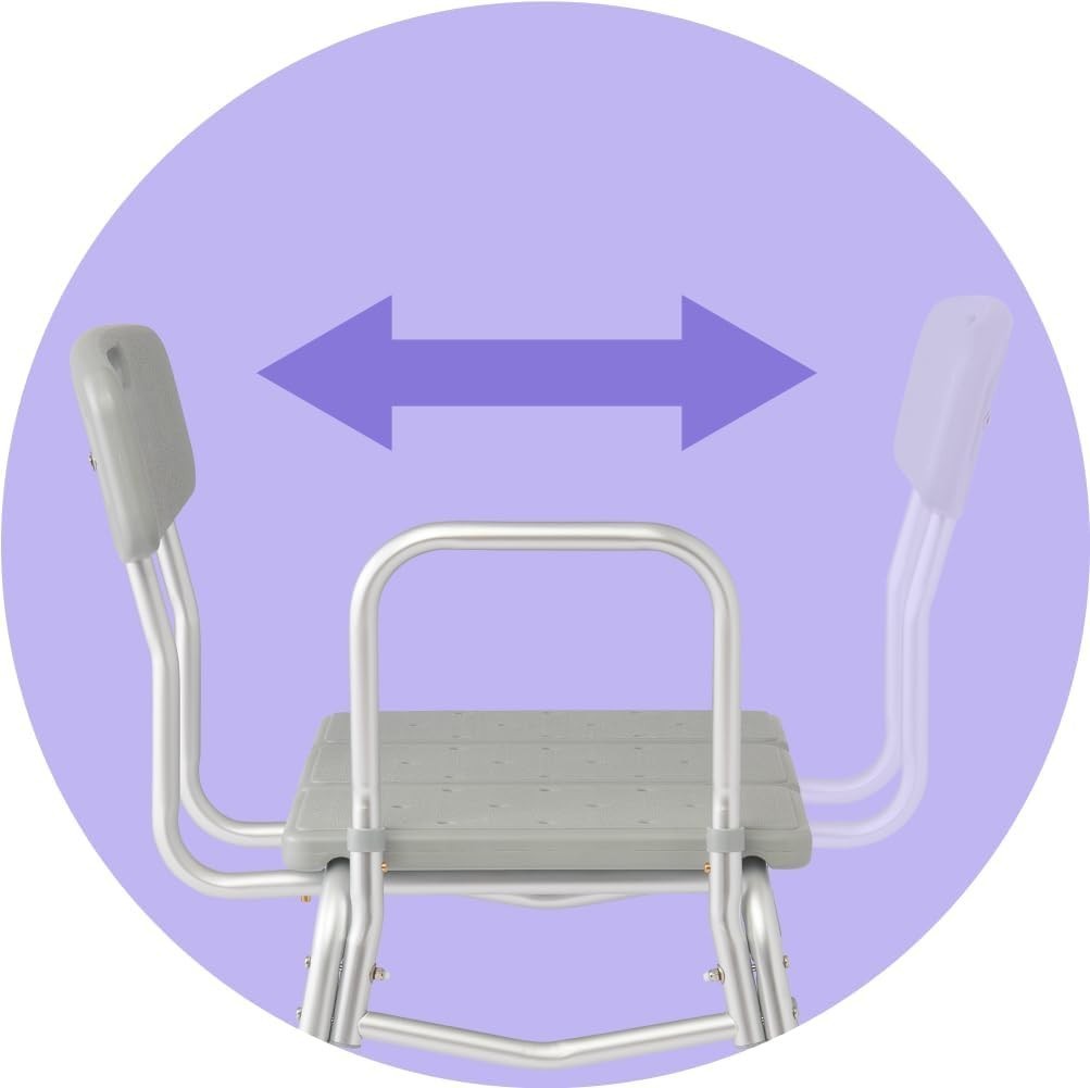 Medline Transfer Bench For Bathtub Height Adjustable Shower (583)
