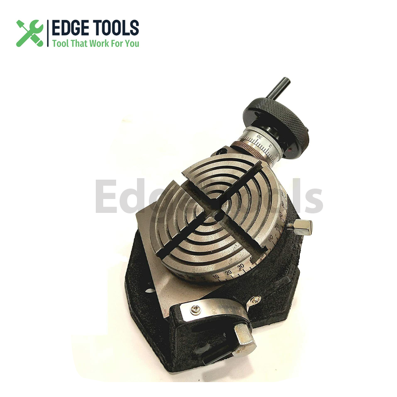 4" Inch Tilting Rotary Table With 100 mm Self Centering Chuck And Backplate USA