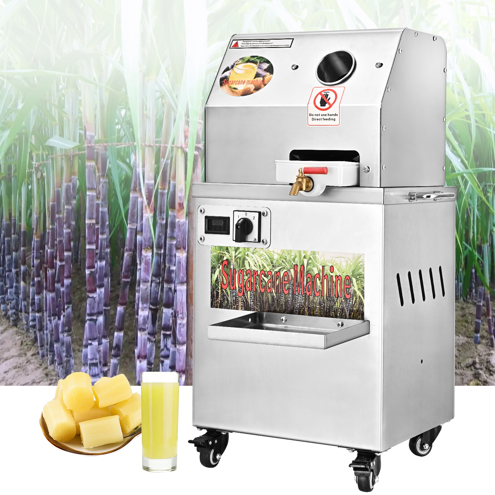 Electric Stainless Steel Juicer Sugar Cane Press Juicer Juice Machine Brand