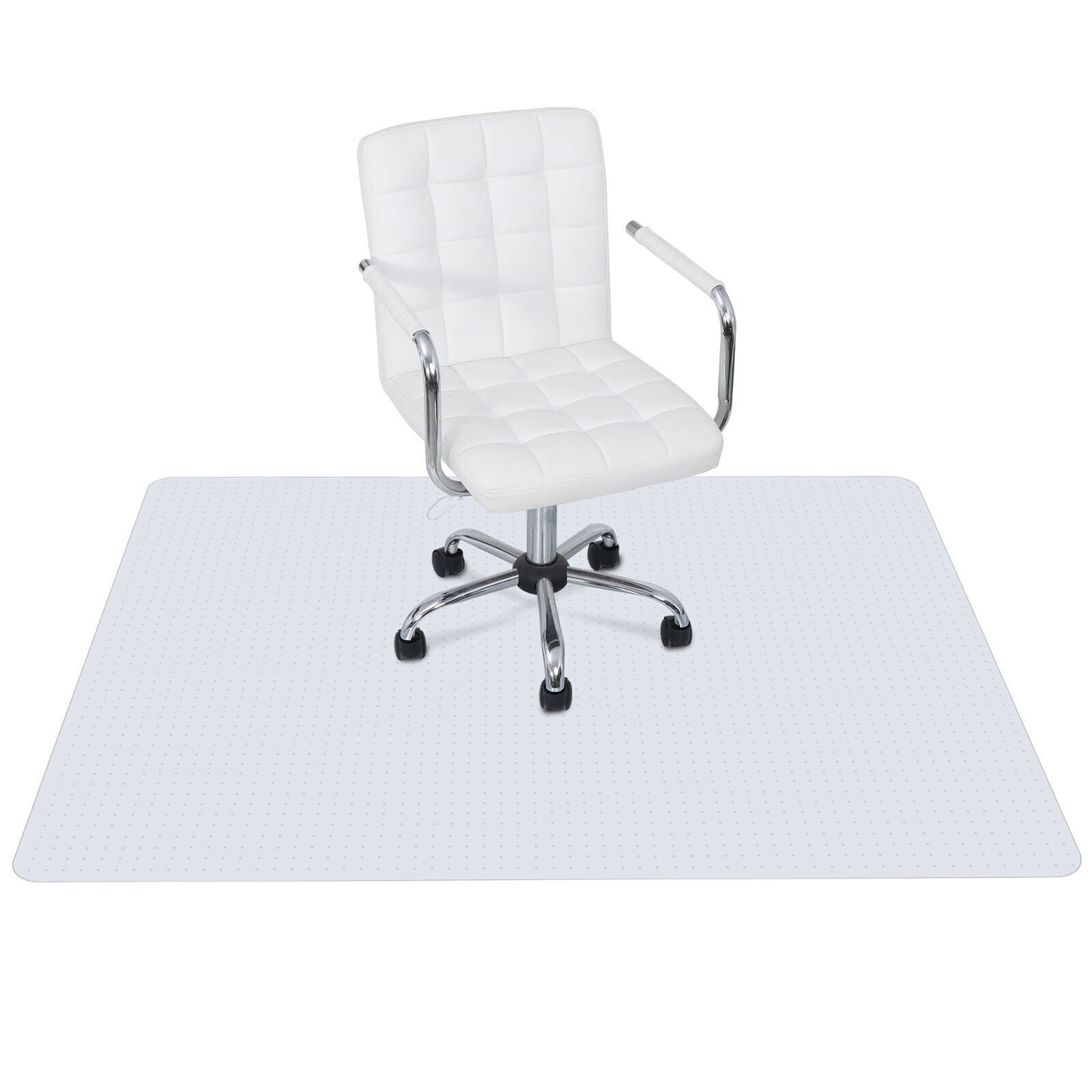 46"X60" Clear Office Chair Mat for Pile Floor Carpet PVC Desk Chair Mat Protect