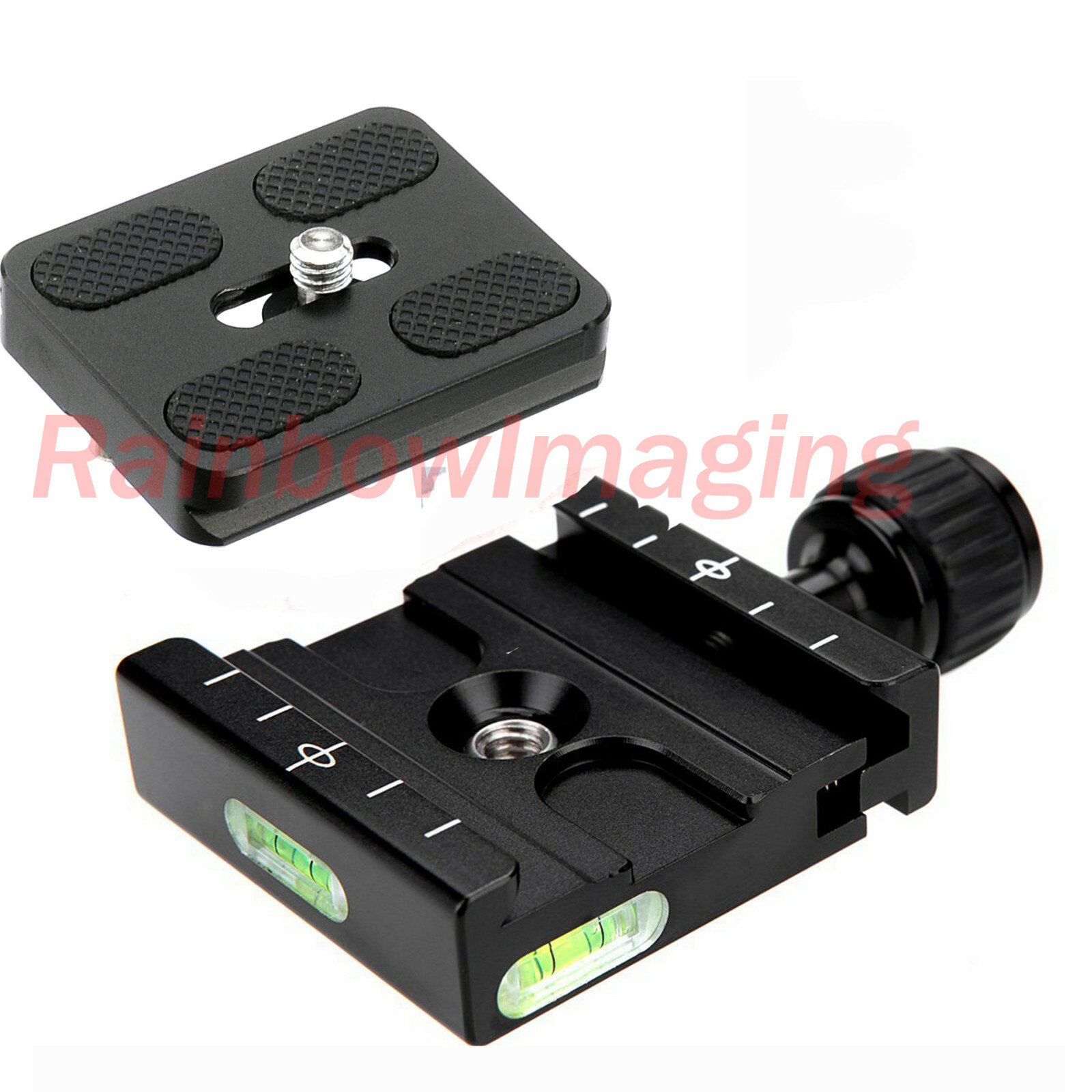 Adapter Plate Square Clamp + Quick Release Plate for Arca-Swiss Tripod BallHead