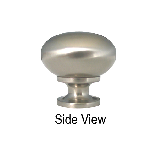 Satin Nickel kitchen cabinet drawer round knobs 1 1/4" brushed nickel free ship
