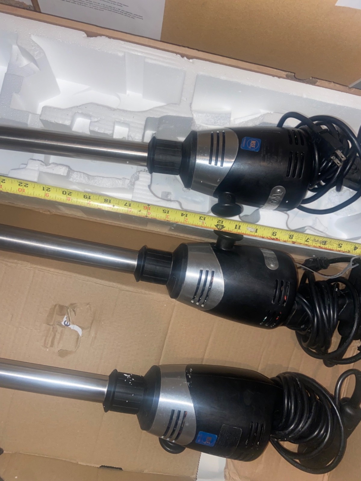 Waring WSB60 Big Stix Immersion Blender heavy duty 60 qt. 29" long