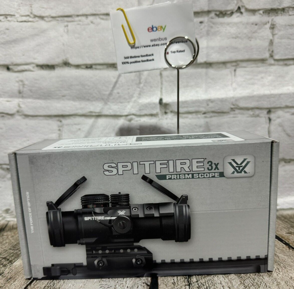Vortex Spitfire 3X Prism Scope SPR-1303 Red/Green EBR-556B MOA Reticle Brand New