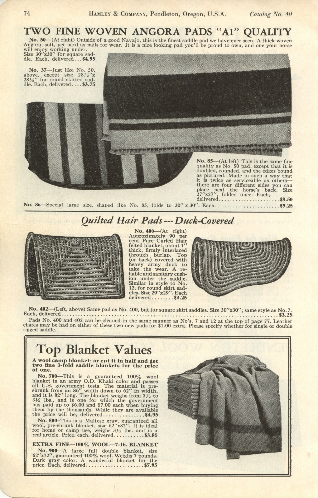 Hamley's Catalog #40 on CD - Saddles, Spurs, Bits