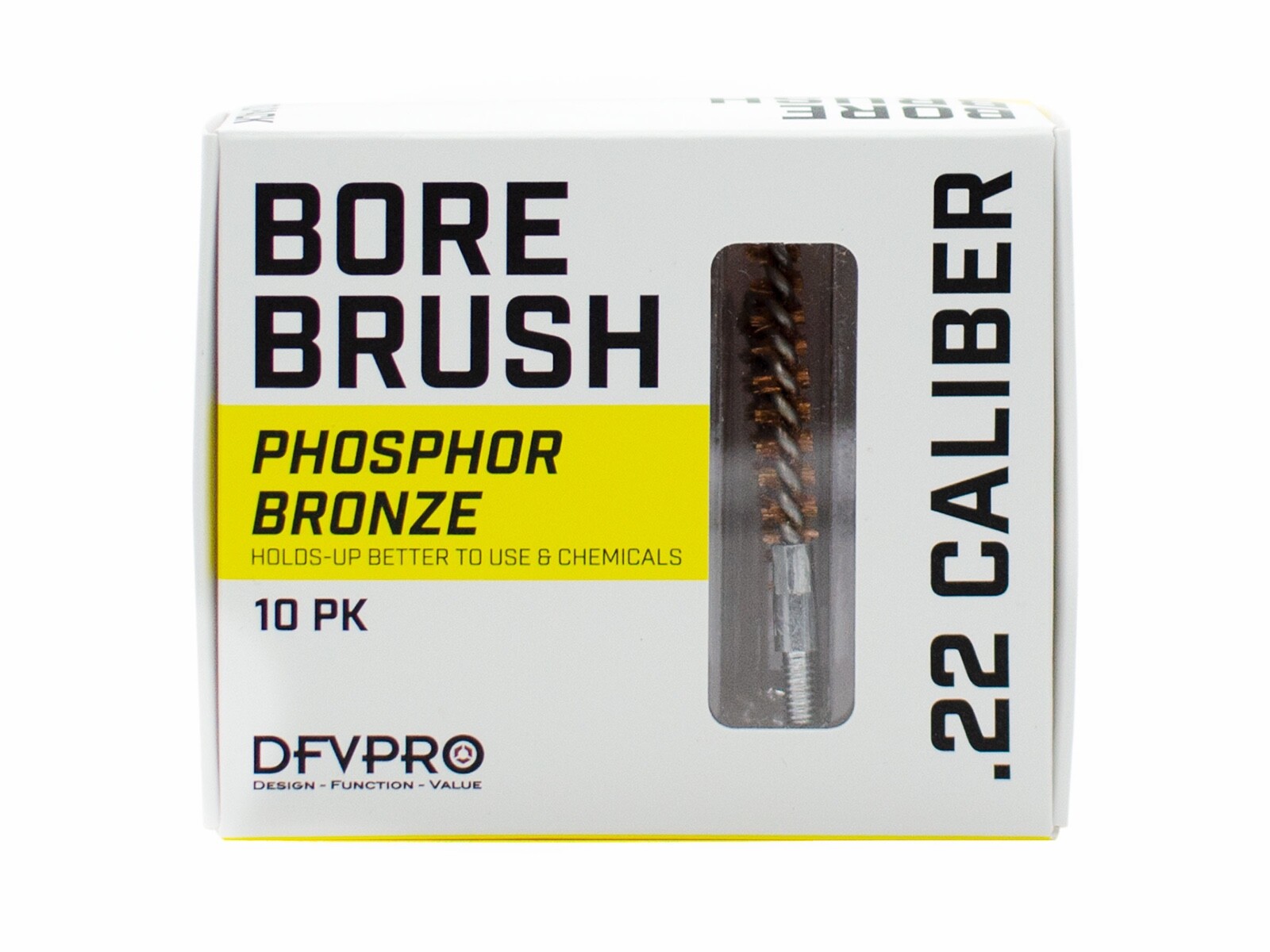 .22 Caliber Phosphor Bronze Bore Brushes 10 Pack