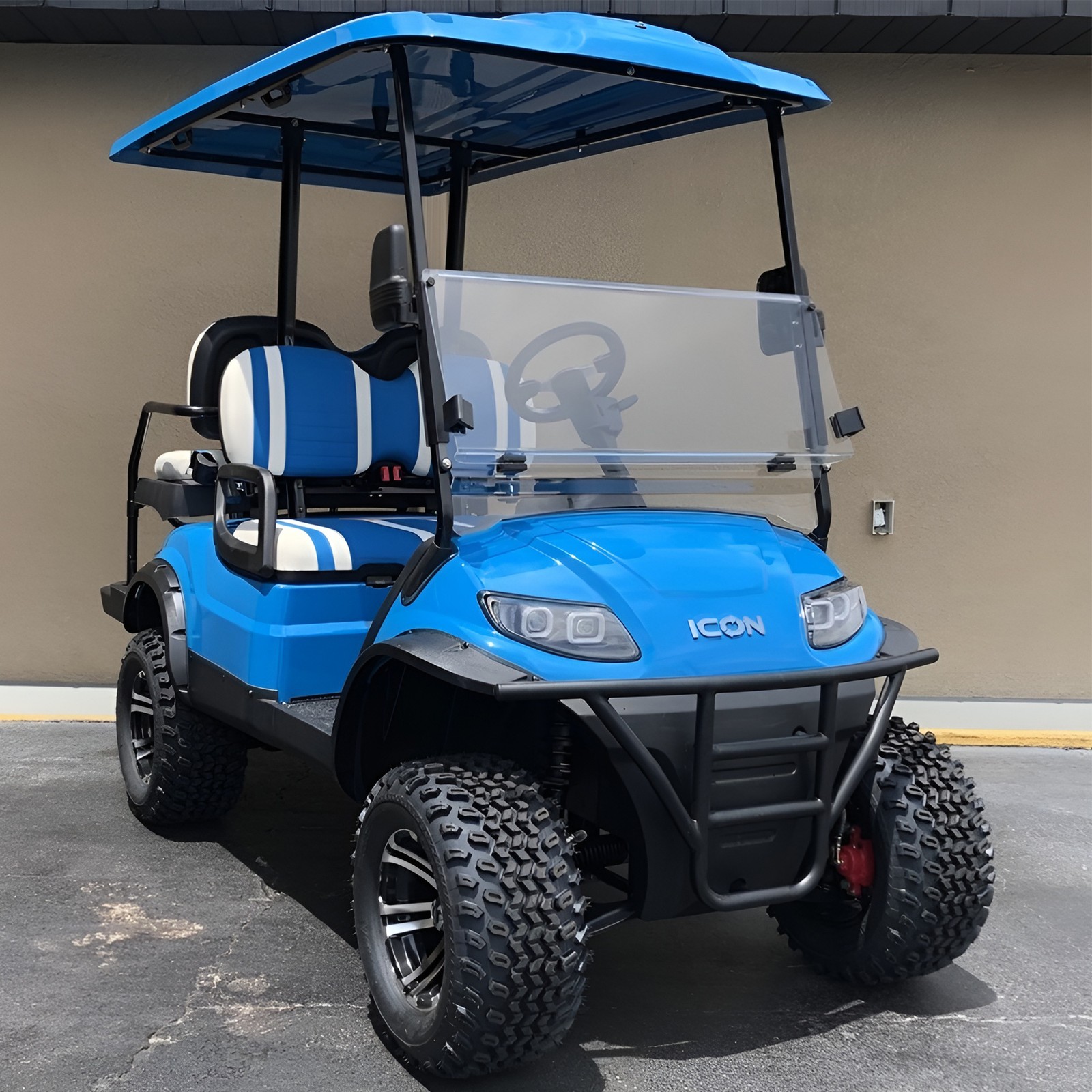 RedDot 36" High Tinted Fold-Down Windshield for ICON i20, I40, i60 Golf Carts